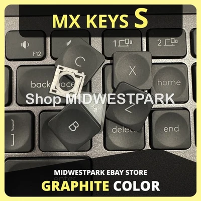 Logitech MX Keys S Keyboard ~ Replacement Key & Switch Part ~ Graphite - Image 1 of 3