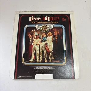 REO Speedwagon Live Infidelity In Concert (CED Videodisc) 1981 Very Rare! - Picture 1 of 2