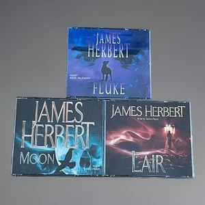 James Herbert Hörbuch CD’s X 3. Fluke. Versteck. Mond. Horror Hörbücher. - Bild 1 von 3