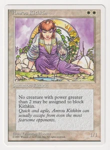 Amrou Kithkin Proof LP 4th Edition Artist Quinton Hoover 1995 WOTC MTG Magic AP! - Bild 1 von 2