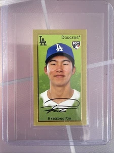 2025 Topps T205 Hyeseong Kim Gold Leaf Foil (RC) Los Angeles Dodgers - Imagen 1 de 1