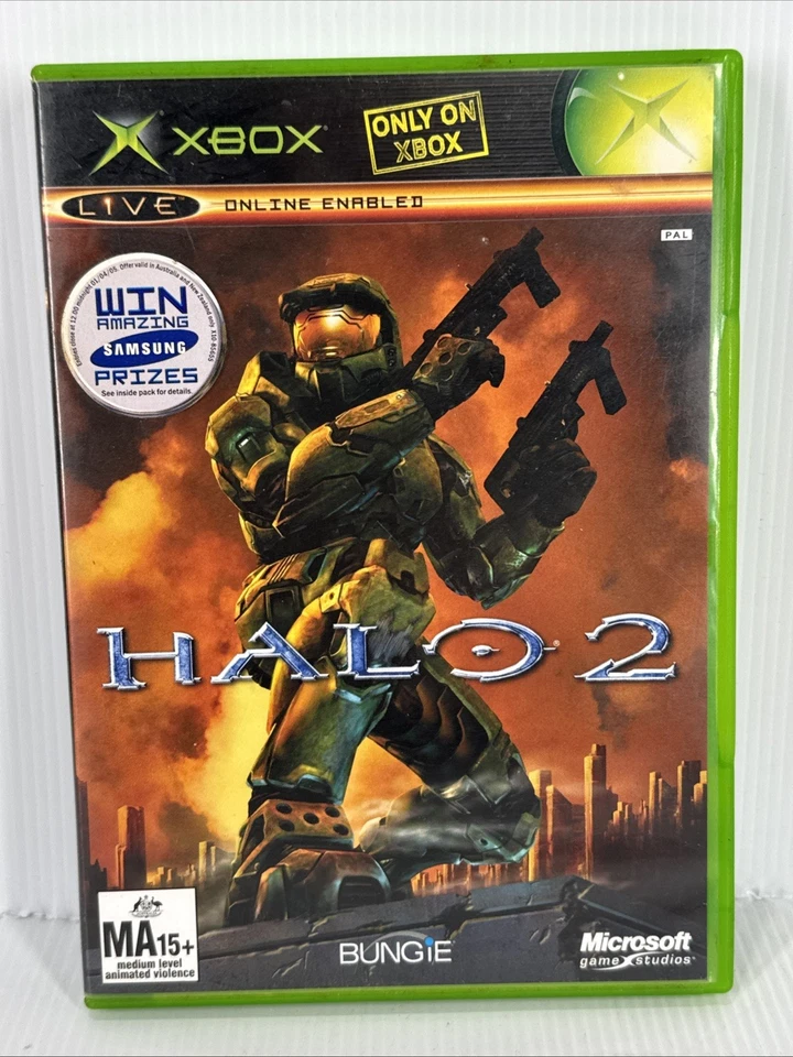 Halo 2 Xbox Original Microsoft PAL Manual Good Condition - Image 1 of 4