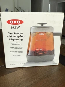 OXO Brew Tea Steeper Con Taza Dispensadora Superior 22oz Nuevo En Caja - Imagen 1 de 5