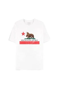 Fallout New California Republic Men's T-Shirt White Regular Small White - Imagen 1 de 2