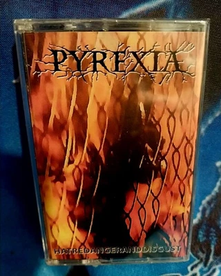 Pyrexia - Hatred Anger and Disgust - 2025 Reissue Cassette NEW & SEALED - Image 1 of 2