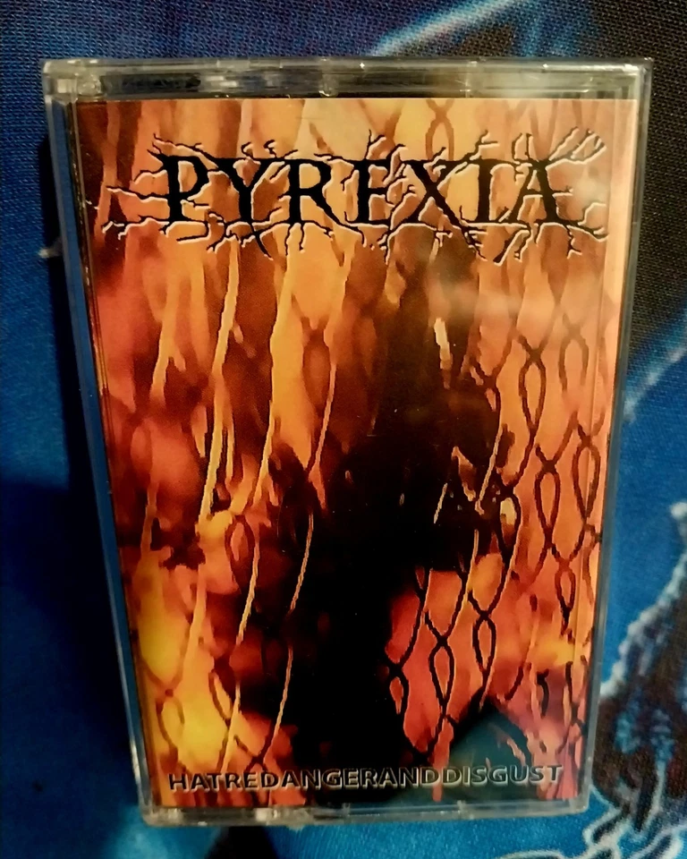 Pyrexia - Hatred Anger and Disgust - 2025 Reissue Cassette NEW & SEALED - Image 1 of 2