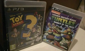 Toy Story 3 Ps3 & TMNT danger Of The OoZe Ps3 - Picture 1 of 1