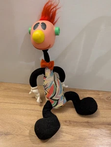 Vintage IDEAL 1990s Jibba Jabba Jibber Jabber Toy Doll Plush Red Hair Working AI - Picture 1 of 8