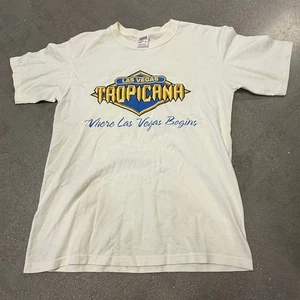 Vintage Tropicana Las Vegas Casino T-Shirt 90s Anvil USA Made Gr. M Rare Promo - Bild 1 von 6