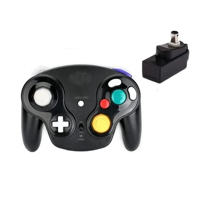 Wireless Game Controller With Adapter For Original Gamecube Retro Classic GC NGC - Image 1 of 4
