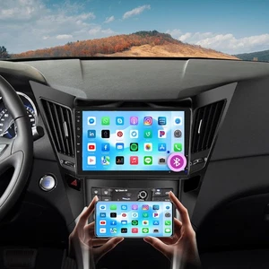 Android 13 Carplay Stereo GPS Navi Wifi Camera Mic For Hyundai Sonota 2010 -2014 - Picture 1 of 8