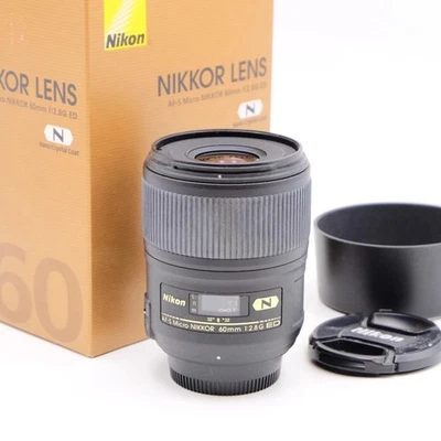 Nikon AF-S Micro NIKKOR 60mm 2.8G ED Lens + Hood – MUST SEE! (4117) - Image 1 of 4