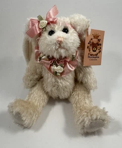 UBOT Vintage Bearington Angel Bear Charity JR Ornament Plush Pink - Picture 1 of 10