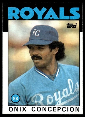 1986 Topps Onix Concepcion Kansas City Royals #596 - Image 1 of 2