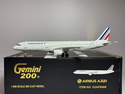 Gemini Jets 1:200 Air France Airbus A321 F-GTAN new logo G2AFR400 - Image 1 of 2