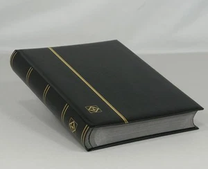 Lighthouse Leatherette Stockbook Comfort S64 Black (LSP4/32) - Free Shipping - Picture 1 of 1