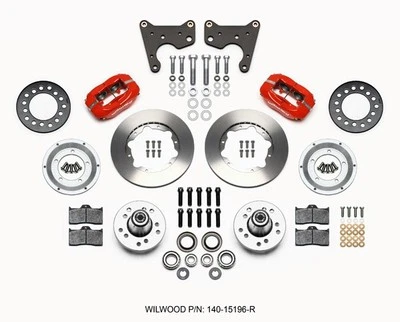 Kit de frenos delanteros Wilwood Forged Dynalite Pro Series rojo, se adapta a Chrysler 300, Fury Foto 1 de 4