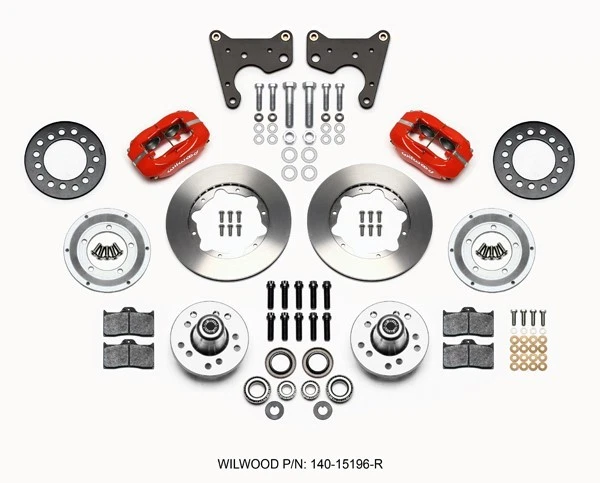 Kit de frenos delanteros Wilwood Forged Dynalite Pro Series rojo, se adapta a Chrysler 300, Fury Foto 1 de 4