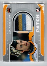 2011-12 Between The Pipes Jerseys Patch Silver #M32 J.P. Anderson *#/19