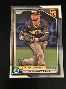 2024 Bowman - Chrome Prospects #BCP-145 Jackson Merrill (RC) - Picture 1 of 2