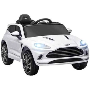 12V Kids Ride-On Car Aston Martin DBX Licensed SUV Electric Light Music White - Picture 1 of 11