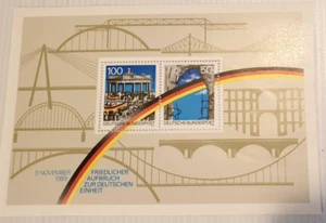 BERLIN WALL Friedlicher Aufbruch Zur Deutschen Einheit 9 November 1989 Stamp Set - Picture 1 of 6
