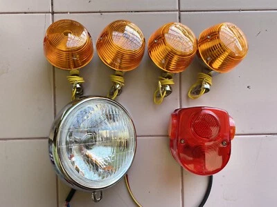 HONDA 50 70 CF50 CF70 DAX ST50 ST70 ST90 CT70 CHALY ФАРЫ И ПОВОРОТНИК И ЗАДНИЙ ФОНАРЬ - Изображение 1 из 4