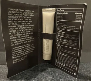 Laura Mercier Foundation Primer Pamphlet Sample 15ml / 0.5 oz NEW - Picture 1 of 3