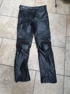 Spidi Leather Bike Trousers Girls/women Size Small - Picture 1 of 3
