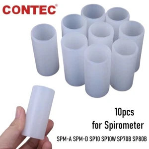 10pcs Reusable Mouthpieces for CONTEC Spirometer Plastic Pipe Mouth Tube - Picture 1 of 5