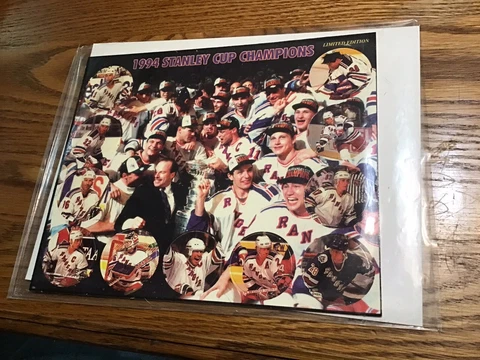 1994 NEW YORK RANGERS Stanley Cup Champions RICHTER MESSIER Pogs Slammers Caps Cover