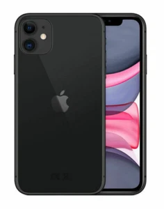 Apple iPhone 11 64GB, Black (AT&T) A2111 Smartphone - Good - Afbeelding 1 van 7