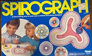 Kenner Spirograph Set Giocattoli Istruzioni e Carta 1986 Arte Disegno Vintage Bambini - Foto 1 di 4