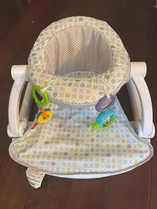 Fisher-Price GGD48 Sit-Me-Up Floor Seat - Grey/Green/Blue - Picture 1 of 7