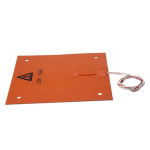 310 * 310mm 750 Watt Silikonkautschuk Heizkissen Heizmatte für 3D - Afbeelding 1 van 7
