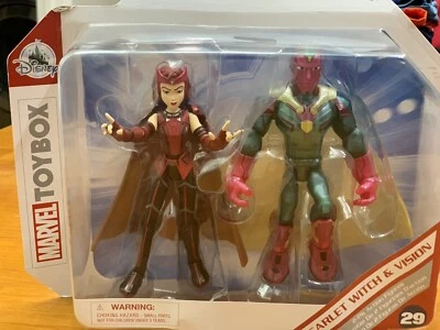 Figura de acción Disney Toybox Marvel WandaVision Bruja Escarlata y Visión #29  Foto 1 de 2