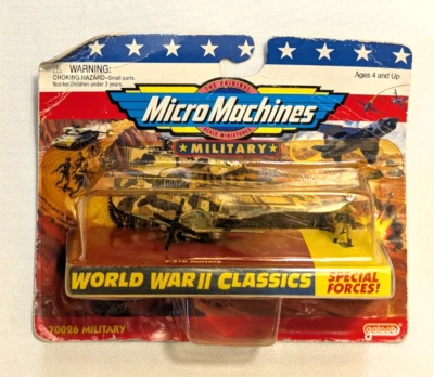 NIP RARE Micro Machines Military World War II classics P-51D mustang 70026 1995 - Image 1 of 4