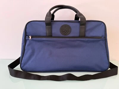 VINCE CAMUTO унисекс искусственной кожи отделки Weekender DUFFLE спортзал дорожная сумка темно-синий новый - Изображение 1 из 4