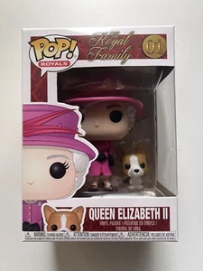 Figura de vinilo Funko Pop de la familia real: #01 Queen Elizabeth II con Corgi + PP - Imagen 1 de 6