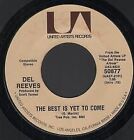 Del Reeves Best Is Yet To Come 7" vinyl USA United Artists in generic sleeve