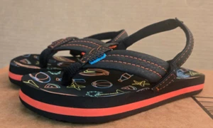 Reef Youth Little Ahi Glow Flip Flop 7/8 Kleinkind Neon Strand CI2743 - Bild 1 von 12