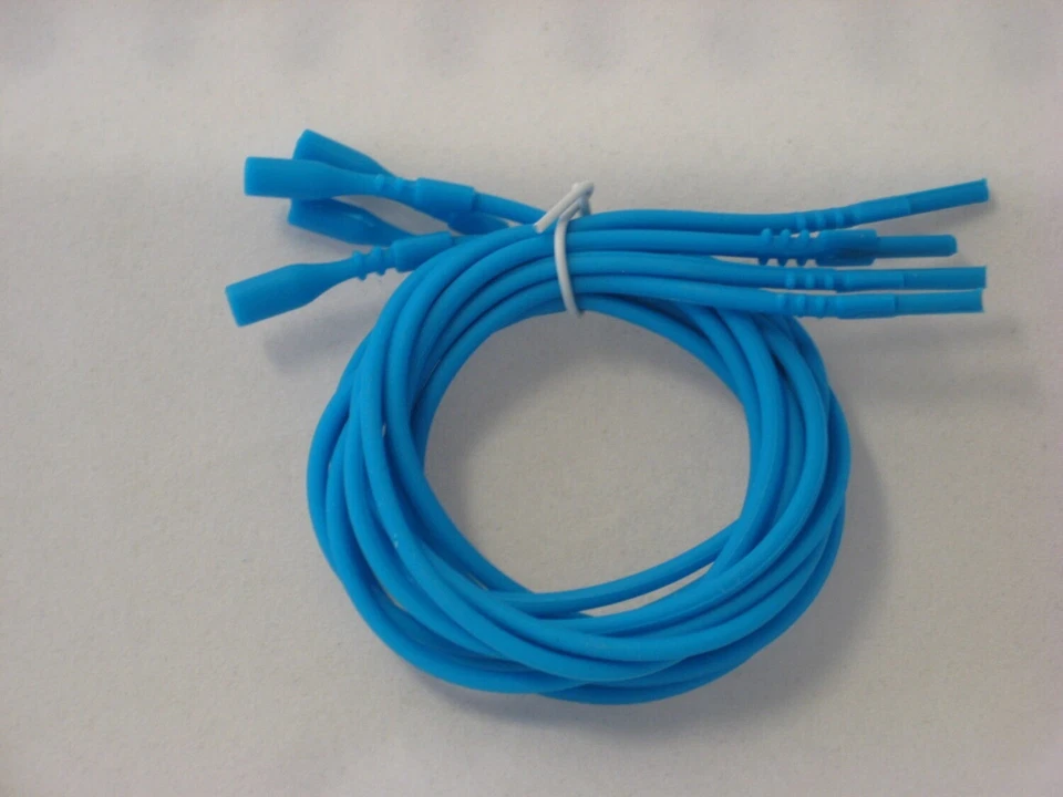 Collares Azul Turquesa Oscuro 4 Piezas Goma Silicona 2mm Cierre a Presión 16" o 18" Foto 1 de 1