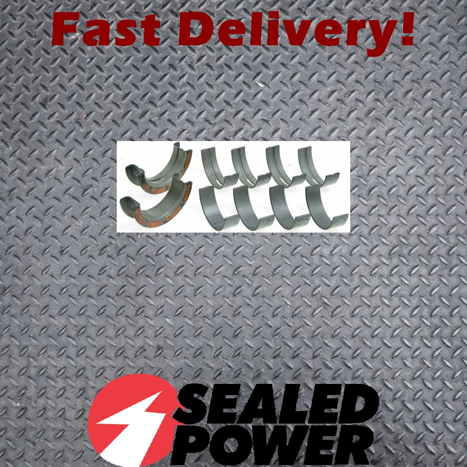 SealedPower STD Main bearing set fits Ford 351 C Bronco F100 F250 F350 Fairlane  - Image 1 of 1