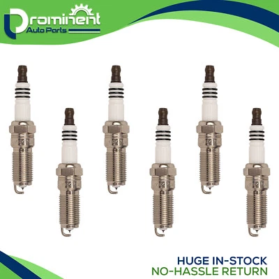 6 Iridium Spark Plugs for 2011-2023 Ford Edge Explorer F-150 Flex 6509 LTR6IX11 - Image 1 of 4