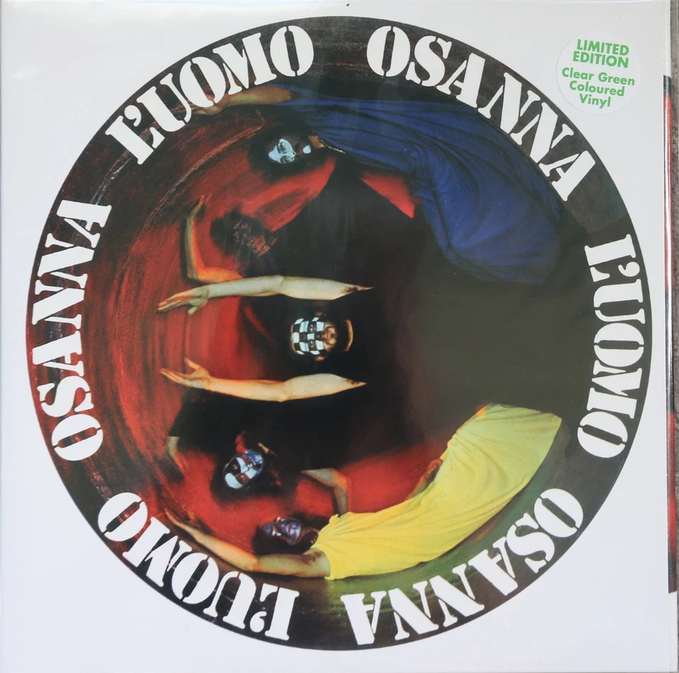 Osanna-L'uomo Italian prog psych lp reissue brand new clear blue vinyl - Image 1 of 1