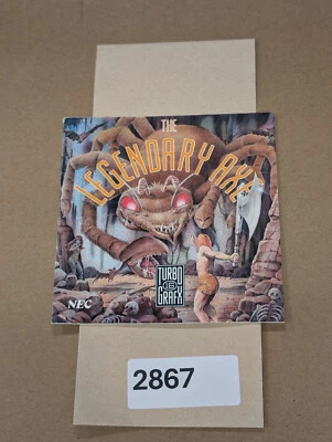 Legendary Axe - Turbo Grafx - Manual Only **NO GAME! - Image 1 of 2