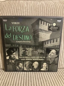 Verdi: La Forza Del Destino Complete Recording 4 LP Box Set London A4408 Rare - Picture 1 of 2