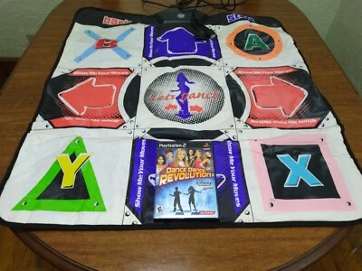 Pelican Universal Dance Mat & PS2 Dance Dance Revolution Disney Edition Game - Image 1 of 4