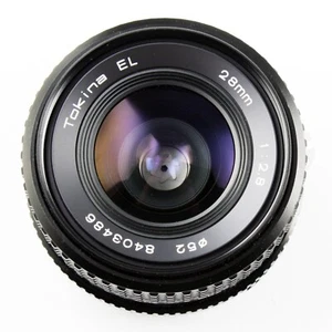 Tokina EL 28mm f/2.8 Wide-Angle Lens Nikon F Ai Mount - Parts/Repair - Picture 1 of 3
