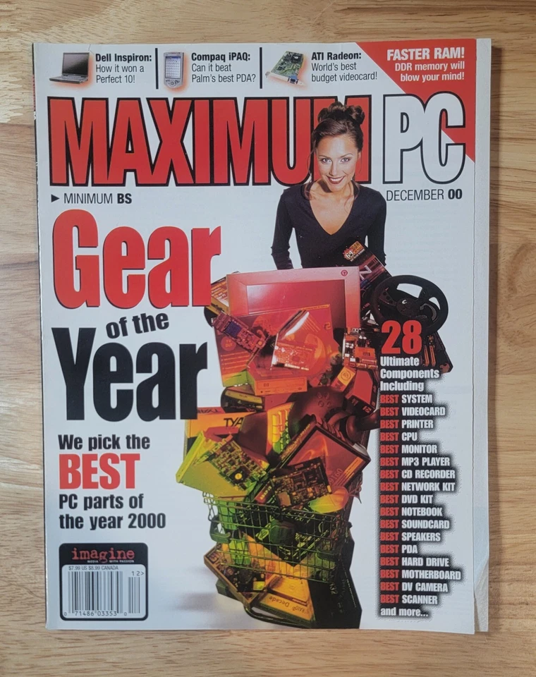 MAXIMUM PC MAGAZINE November and December 2000 Vol 5 - Image 1 of 3